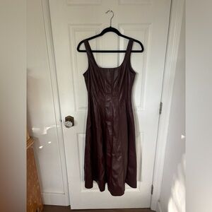7 For All Mankind Leather Dress